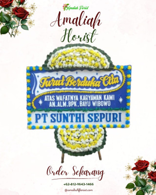 Papan Bunga Duka di Cimanggu