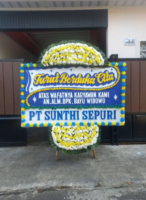 Papan Bunga Duka di Cimanggu