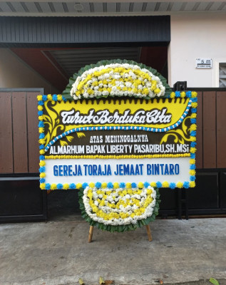 Papan Bunga Duka di Cimanggu