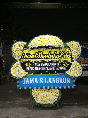 Papan Bunga Duka di Cimanggu